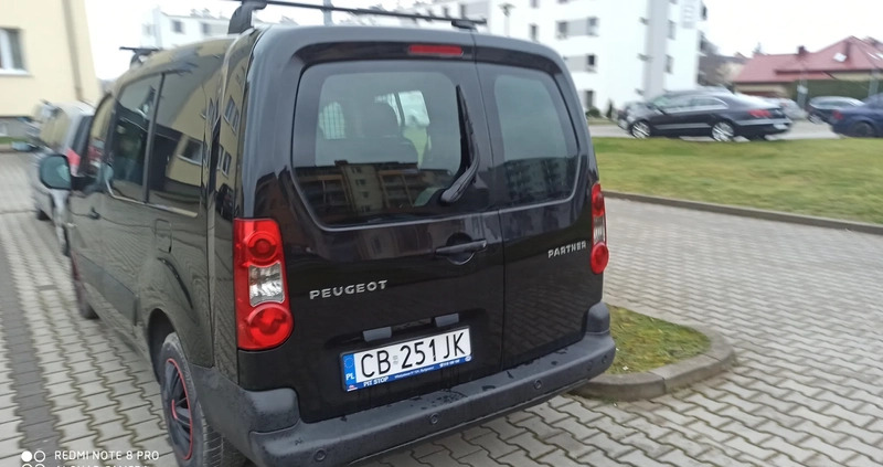 Peugeot Partner cena 14900 przebieg: 273000, rok produkcji 2009 z Bydgoszcz małe 154